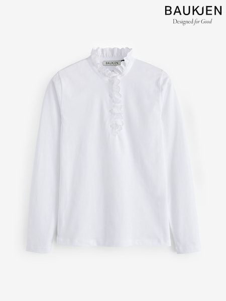 Baukjen White Tricia 100% Cotton Top (K81308) | ‏37 ر.ع.‏