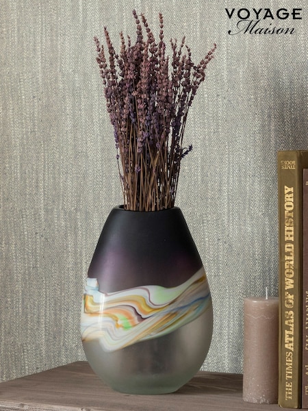 Voyage Maison Amethyst Lucius Hand-Blown Glass Vase (K81378) | €80