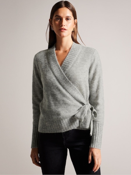 Ted Baker Grey Elliian Wrap Cardigan (K81687) | €83