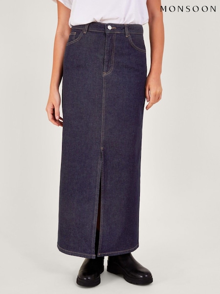 Monsoon Blue Mia Denim Maxi Skirt (K81751) | €44.50