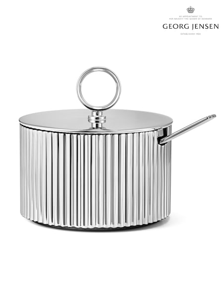 Georg Jensen Bernadotte Sugar Bowl and Spoon (K81753) | R$ 820