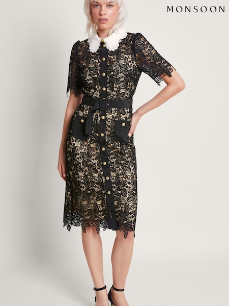 Monsoon Lace Larae Shirt Dress (K81759) | ‏312 د.إ.‏