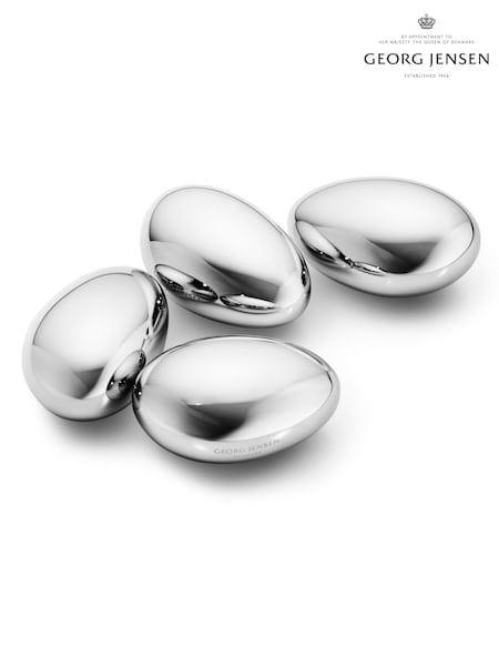 Georg Jensen Stainless Steel Set of 4 Sky Icecubes (K81764) | 218 QAR