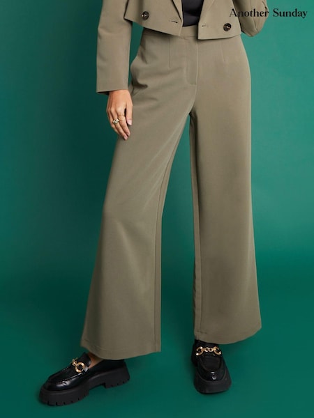 Another Sunday Green Wide Leg Trousers (K81889) | €13