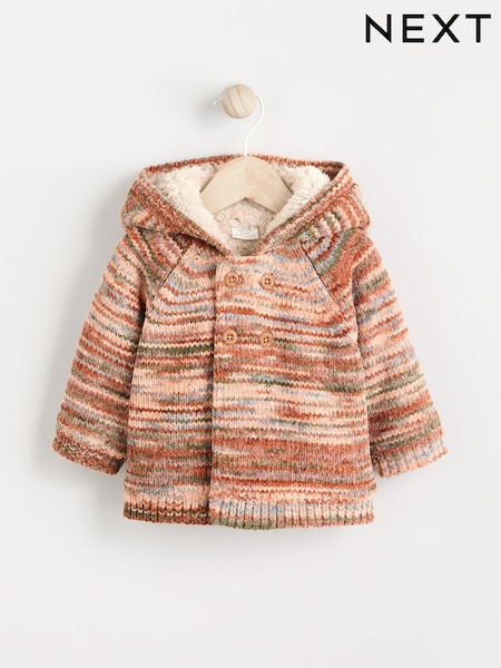 Multi Coloured Baby Hooded Cardigan (0mths-2yrs) (K82046) | AED56 - AED61
