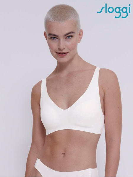 Alb - Sloggi ZERO Feel 2.0 Sutien moale fără sârmă (K82107) | 167 LEI