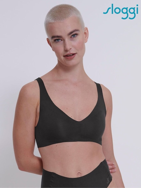 Negru - Sloggi ZERO Feel 2.0 Sutien Ultra fără sârmă (K82129) | 298 LEI