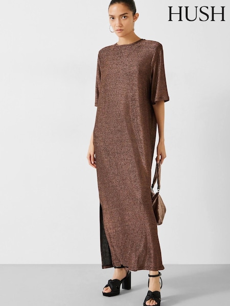 Hush Glitter Maxi T-Shirt Dress (K82271) | €28