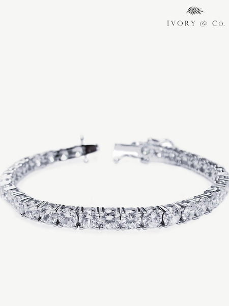 Ivory & Co Silver Imperial Crystal Tennis Bracelet (K82766) | €80