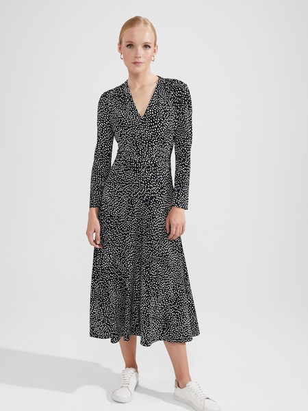 Hobbs Black Jersey Drew Dress (K82884) | €140
