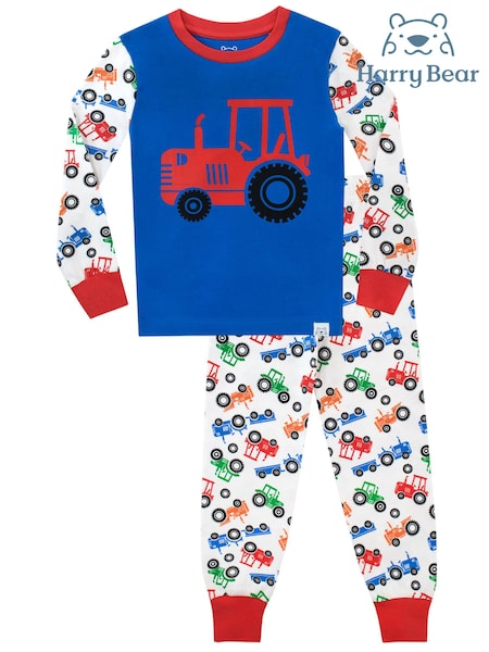 Harry Bear Snuggle Fit Tractor Pyjamas (K82992) | €24