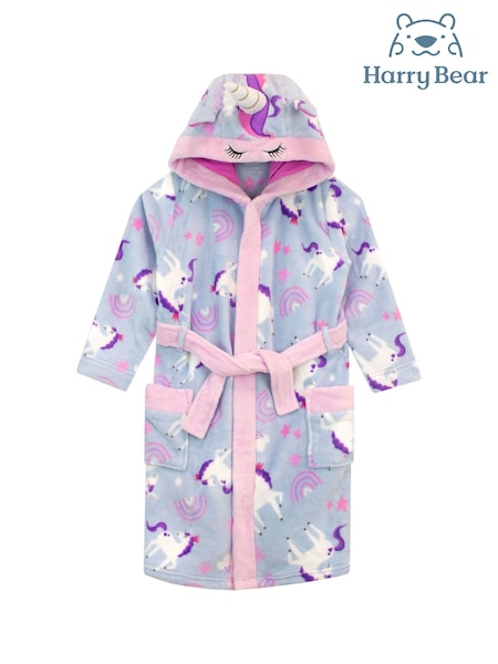 Harry Bear Purple Unicorn Dressing Gown (K83004) | €34