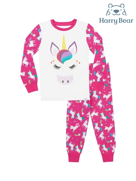 Harry Bear Pink Unicorn Pyjamas (K83006) | R$ 180