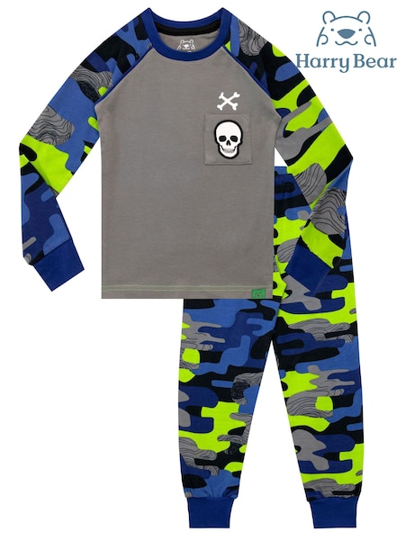Harry Bear Camouflage Skull Snuggle Fit Pyjamas (K83008) | € 15