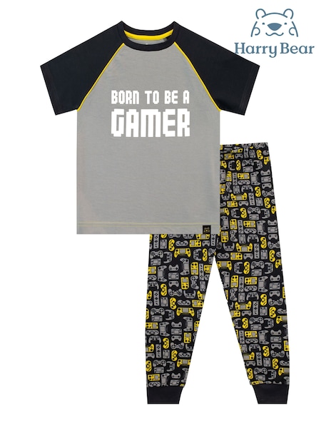 Harry Bear Grey Gamer Pyjamas (K83041) | AED111