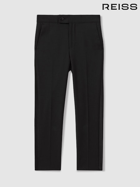 Reiss Black Knightsbridge T 13-14 yrs Tuxedo Satin Stripe Trousers (K83122) | €70