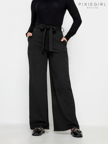 PixieGirl Petite Belted Wide Leg Trousers (K83351) | €45