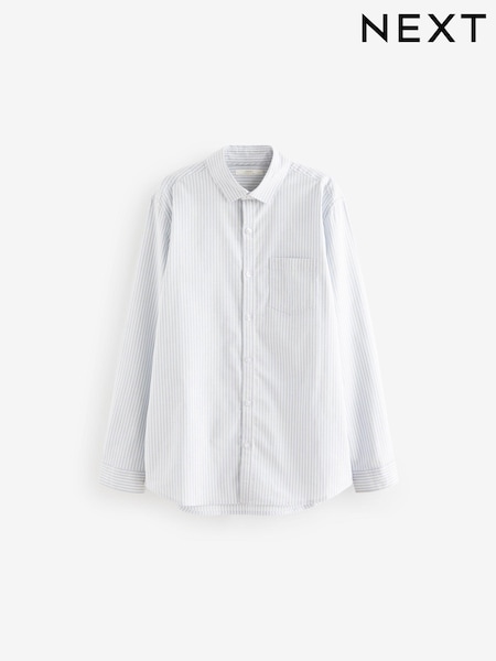 White Stripe Single Oxford Shirt (3-16yrs) (K83507) | €12 - €18
