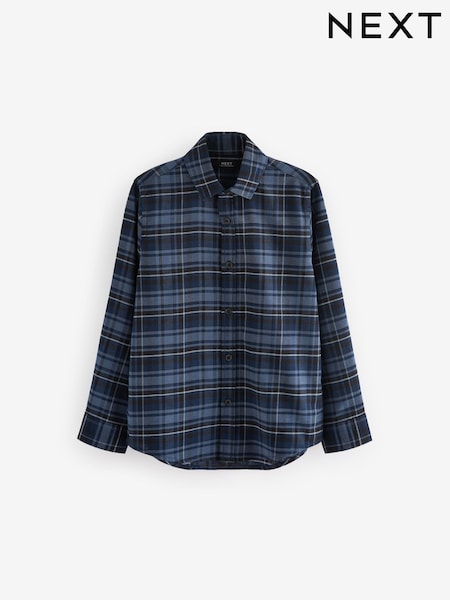 Navy Check Single Oxford Shirt (3-16yrs) (K83542) | €7 - €10