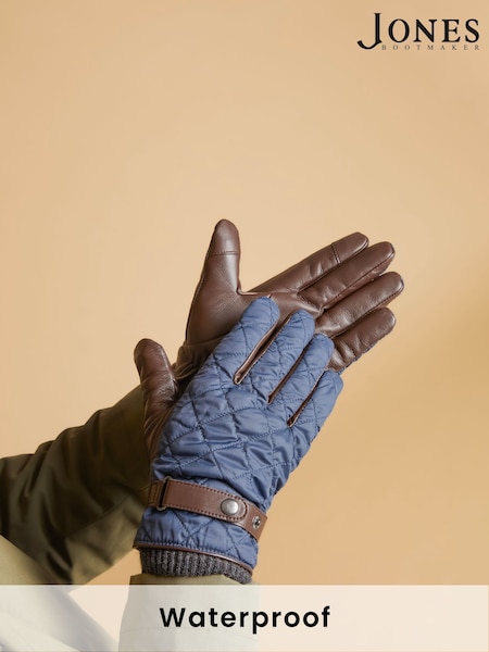 Jones Bootmaker Mens Quilted Waterproof Gloves (K83611) | $79