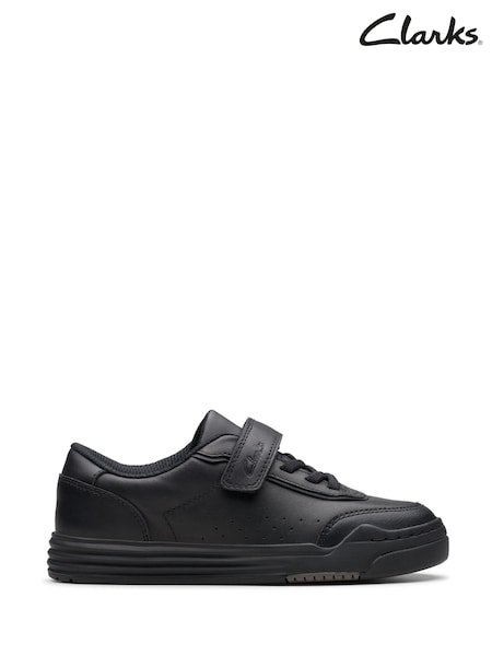 Clarks Black Wide Fit (G) Leather Urban Bright Shoes (K84277) | €58 - €61