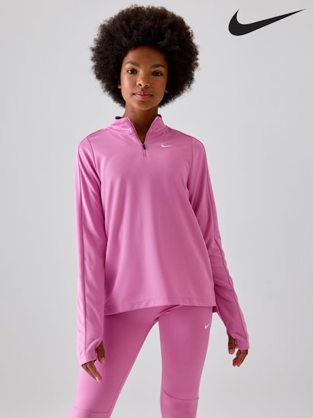 Rosa flamenco - Nike Dri-FIT Long Sleeve Half Zip Top (K84325) | 50 €