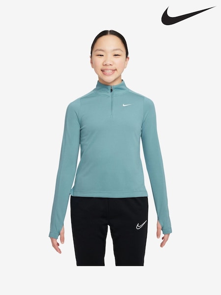 Бирюзовые джинсы - Nike Dri-FIT Long Sleeve Half Zip Top (K84335) | €23