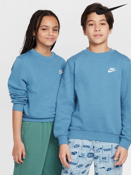 Aegean Blue - Nike Club Fleece Sweatshirt (K84352) | € 26