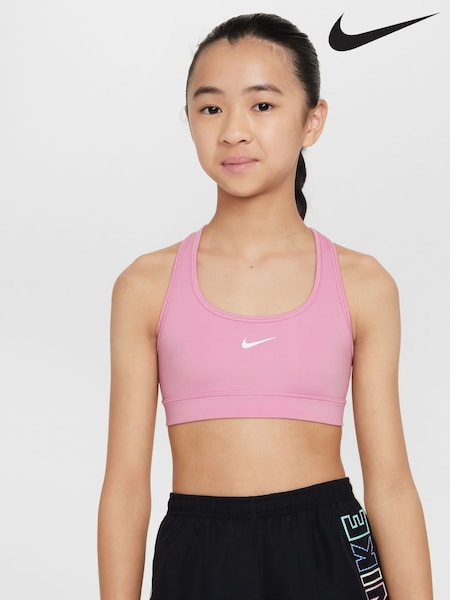 Rosa - Nike Dri-FIT Swoosh Support Bra (K84370) | 33 €
