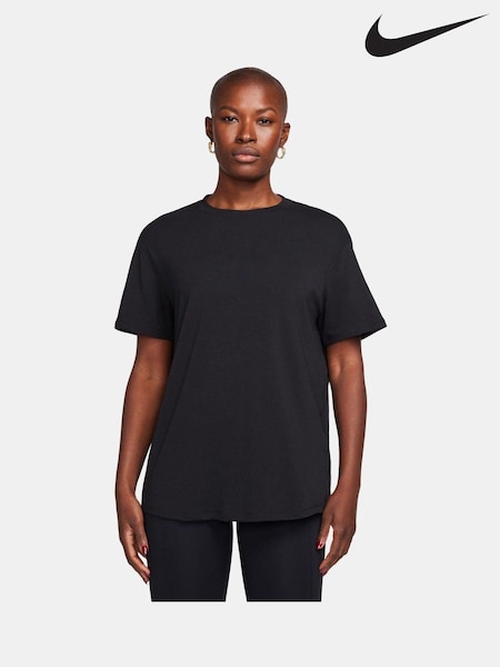 Nike Black Dri-Fit One Relaxed Short Sleeve Top (K84376) | €47