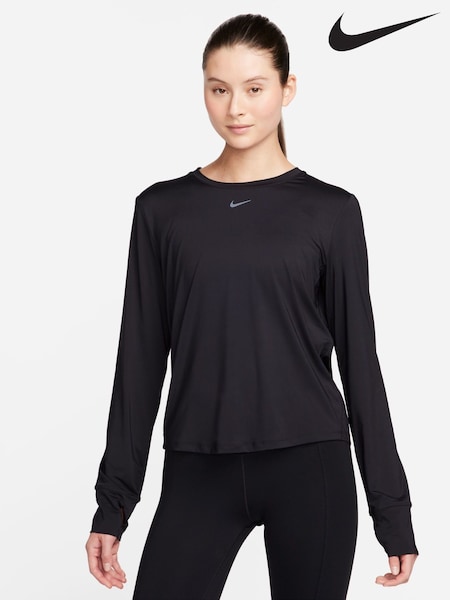 Nike Black Dri-FIT One Classic Long-Sleeve Fitness Top (K84383) | AZN 95