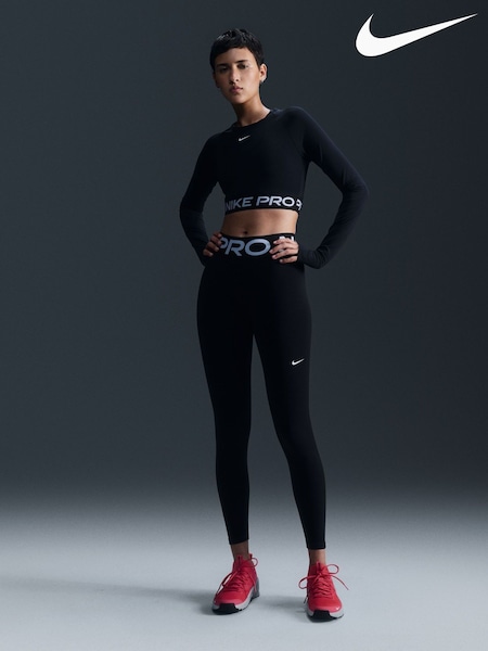 Negru - Colanți cu talie înaltă Nike Pro Sculpt Dri-FIT (K84481) | 410 LEI