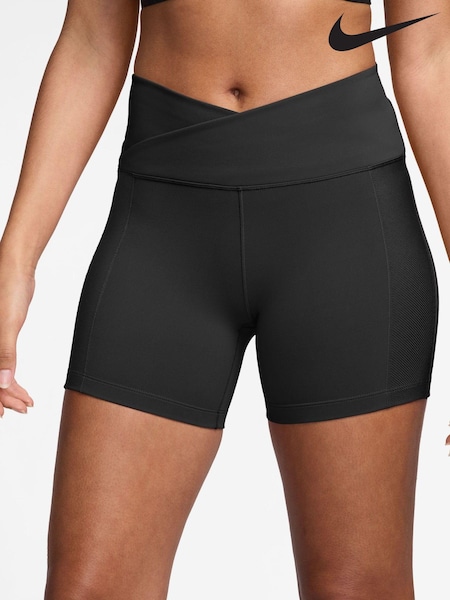 Nike Black One Wrap High-Waisted 5" Cycling Shorts (K84525) | €31