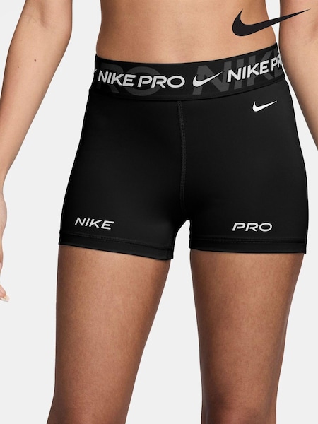 Nike Black Pro Dri-FIT Mid Rise 3 Cycling Shorts (K84528) | €26