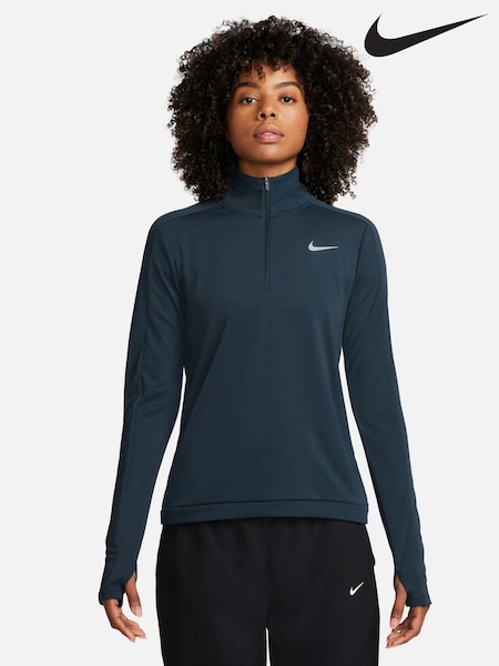 Nike Navy Dri-FIT Pacer Half Zip Running Top (K84615) | €35