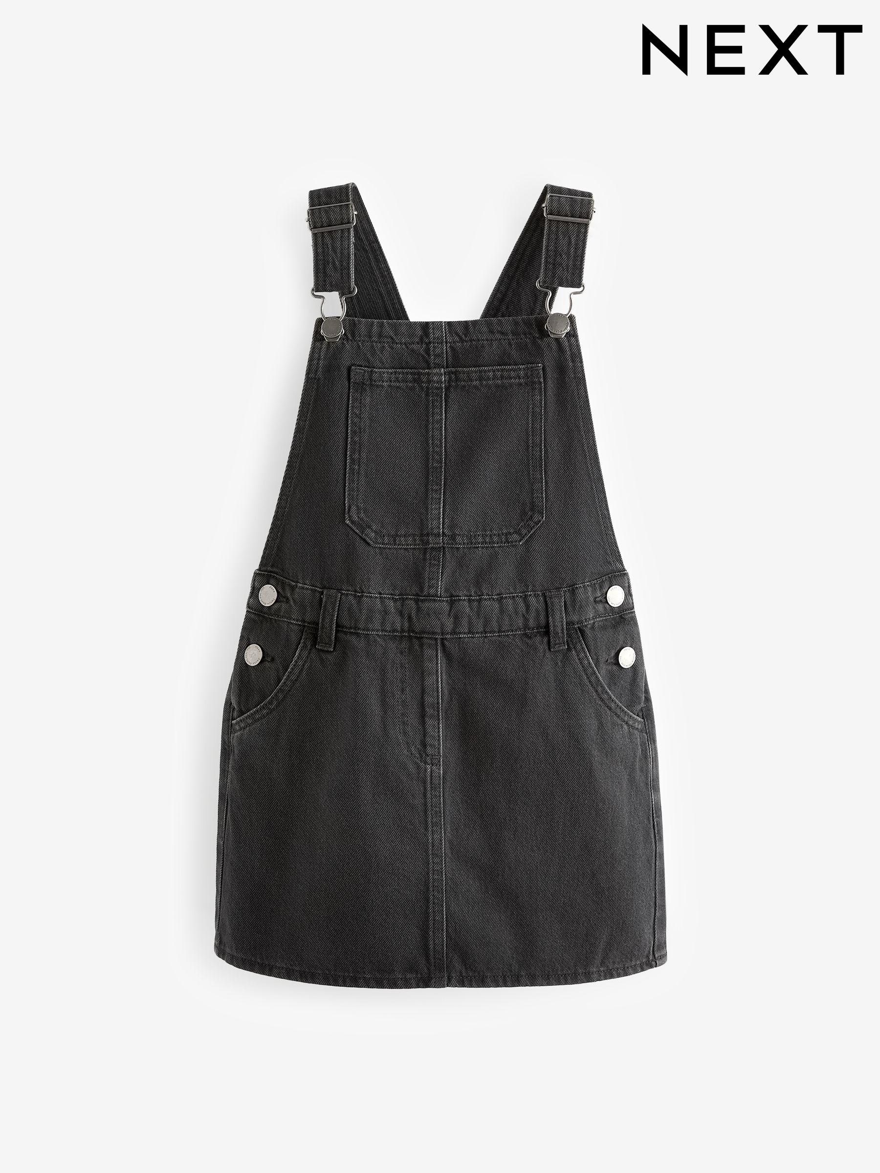 Next black pinafore dress on sale