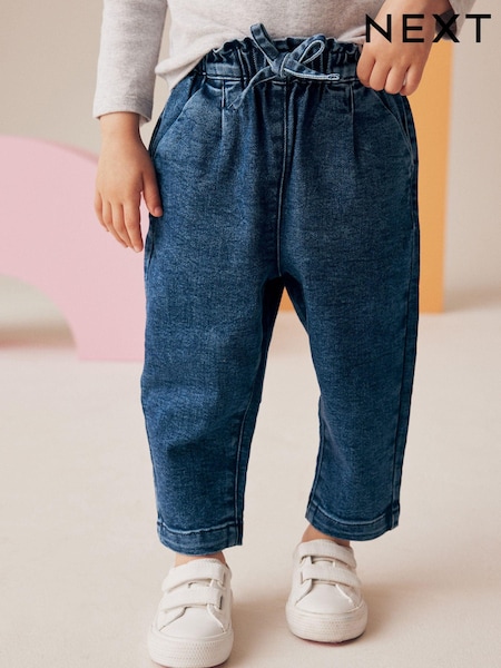 ג'ינס - Tie Waist Jeans (3mths-7yrs) (K84799) | ‏50‏₪ - ‏59‏ ₪