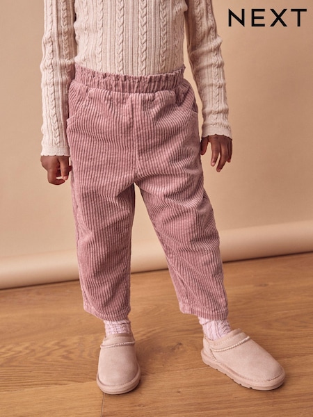 Pink 100% Cotton Cord Trousers (3mths-7yrs) (K84864) | €8.50 - €10
