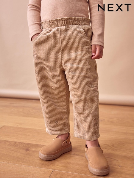 Stone 100% Cotton Cord Trousers (3mths-7yrs) (K84894) | €9 - €10.50