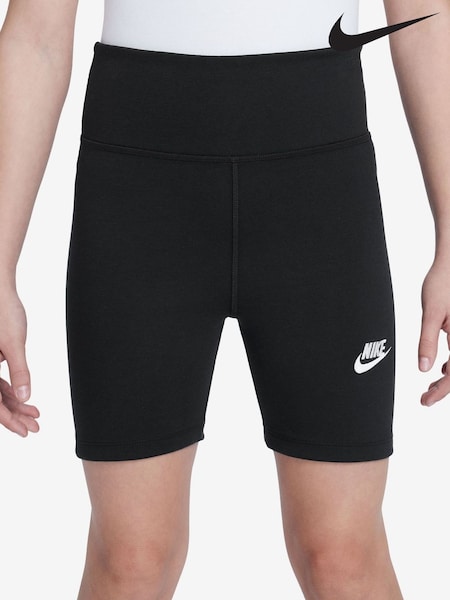 Negro - Nike 5 Inch Alto-Waisted Bike Shorts (K85104) | 28 €