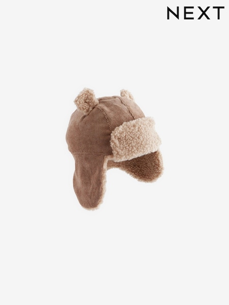 Светло-коричневый - Baby Cord Hat (0mths-2yrs) (K85118) | €8