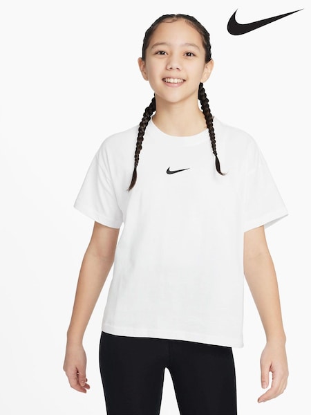 Alb - Nike Îmbrăcăminte sport 100% Bumbac Tricou (K85122) | 149 LEI