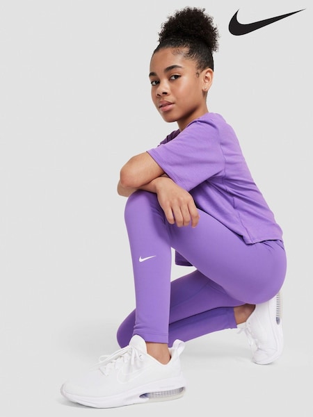 Purple Raspberry - Nike One Dri-FIT Leggings (K85181) | 116 LEI