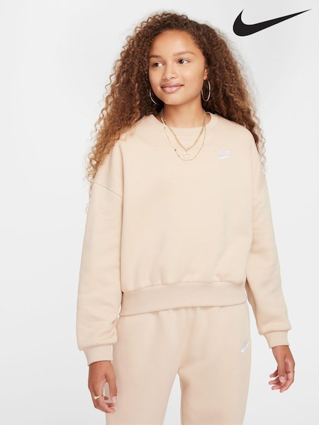Nike Club Fleece Boxy Crewneck Sweatshirt (K85210) | €23