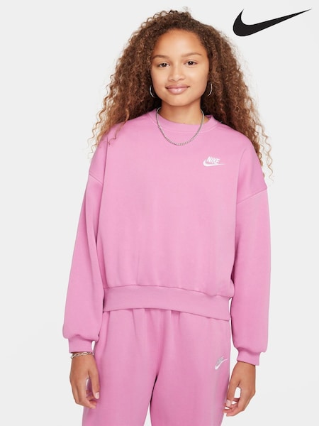 Nike Club Fleece Boxy Crewneck Sweatshirt (K85215) | €23