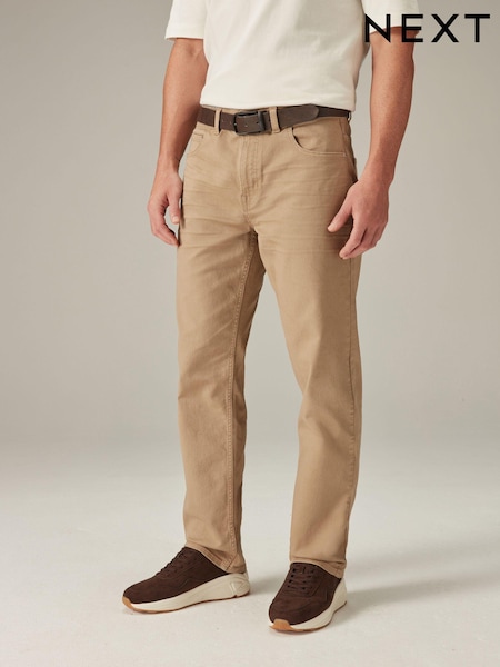 Hellbraun - Belted Authentic Jeans (K85401) | 11 €