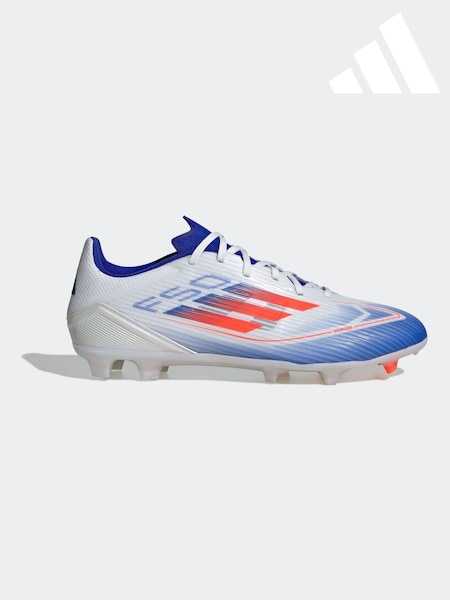 Alb/Albastru/Roșu - adidas F50 League Firm / Multi Ground Football Cizme (K85407) | 333 LEI