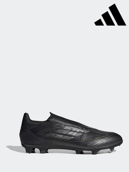 adidas Black/Gold F50 League Laceless Firm Multi Ground Boots (K85428) | LEI 354