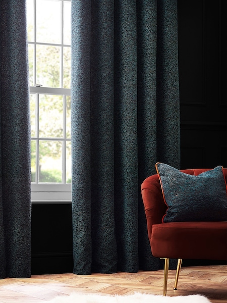 Riva Paoletti Emerald Galaxy Chenille Piped Cushion (K85542) | 129 QAR