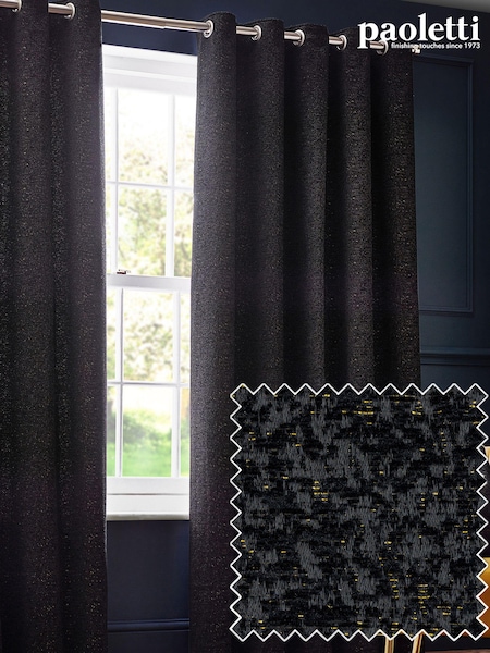 Riva Paoletti Galaxy Chenille Eyelet Curtains (K85579) | NT$2,710 - NT$6,530